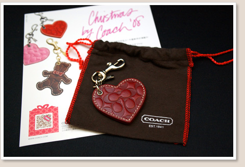 クリスマス限定 COACH スペシャルチャーム