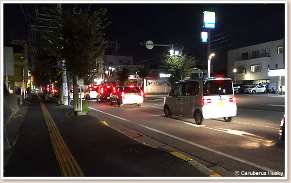 渋滞中