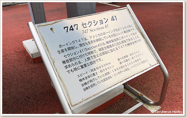 実際に就役していた機体です セクション41の説明