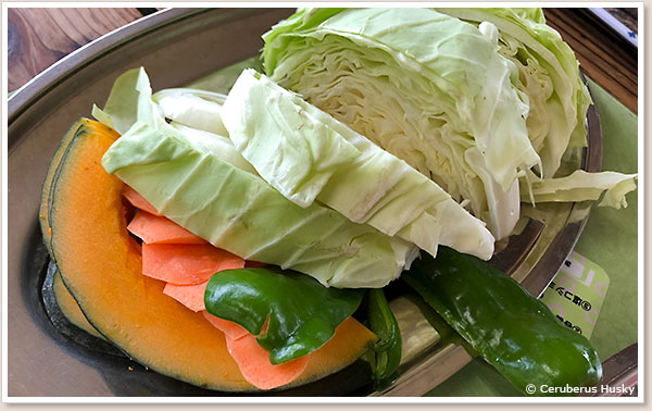 そよ風コースのお野菜