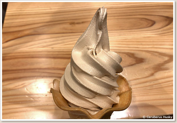 しょうゆのソフトクリーム