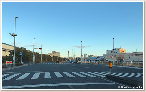 道路は空いています