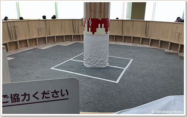 今までのフードコートの敷地にも改装が