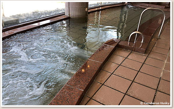内湯は温泉ではありません