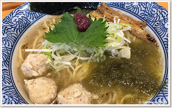 鶏出汁梅塩ラーメン