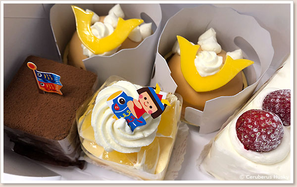 購入したケーキ