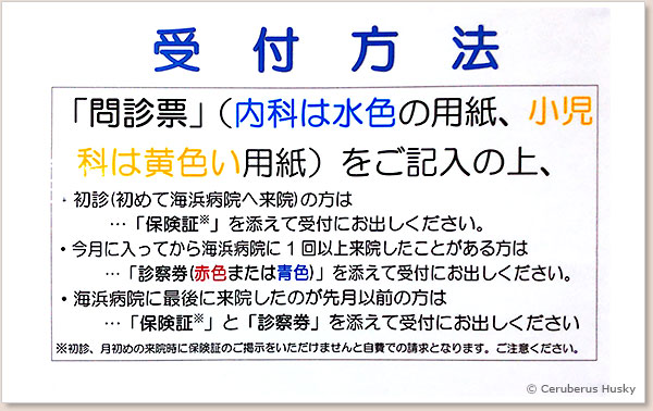 受付方法 c
