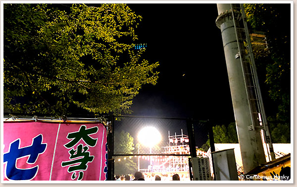 盆踊り会場