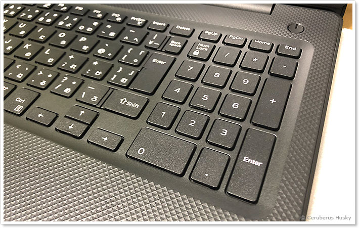 DELL Vostro3582 テンキー
