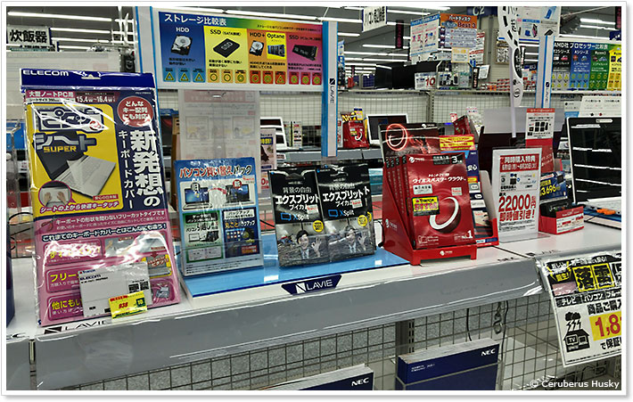 ヤマダ電機でエクスプリットブイカムを発見