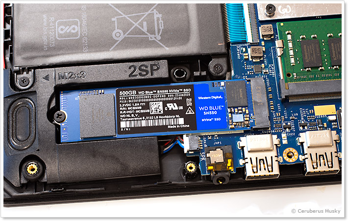 WD BLUE SN550 取り付け