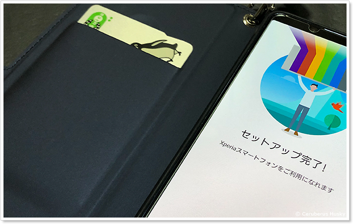 Xperia 5 II 手帳型ケースのカード入れ