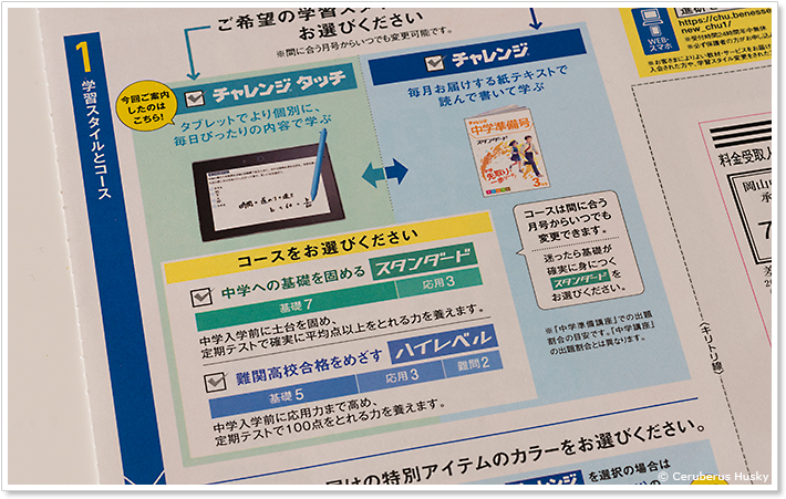 進研ゼミ中学準備講座