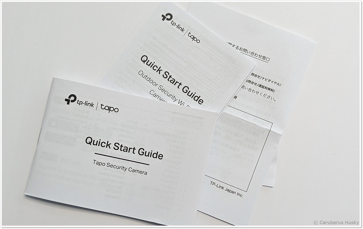 Tapo C325WB 付属の取扱い説明書