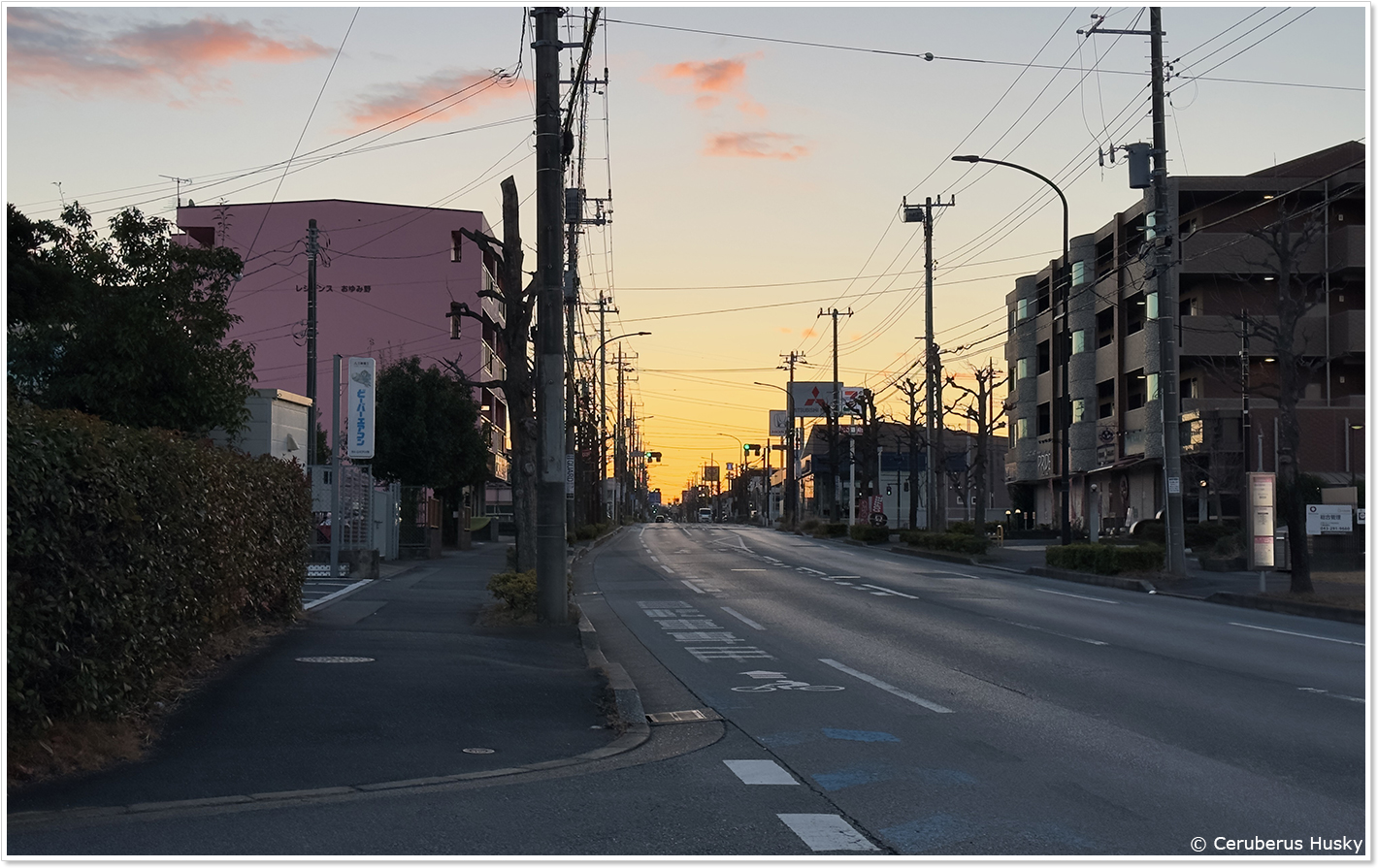 日の出前