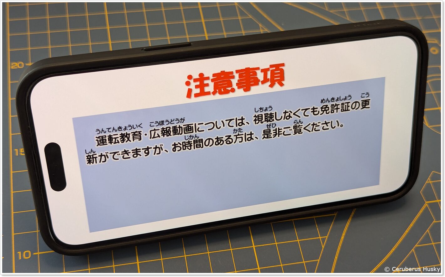 オンライン講習の注意点